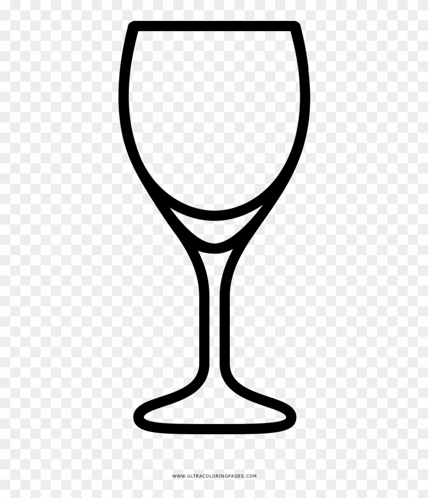 Goblet Coloring Page - Copa De Vino Dibujo #972821