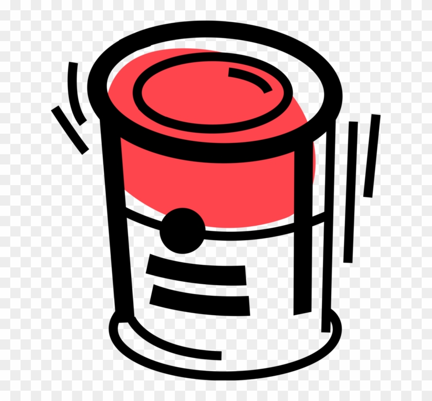 Vector Illustration Of Canned Food Soup Tin Can - Vector Illustration Of Canned Food Soup Tin Can #972872