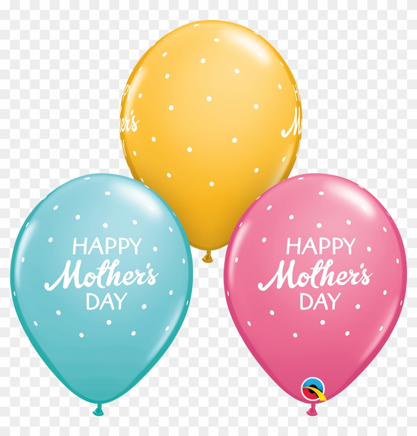 11" Round Latex Special Assortment Mother's Day Petite - 70-a-round Birthday Latex Balloons, Pack #972890