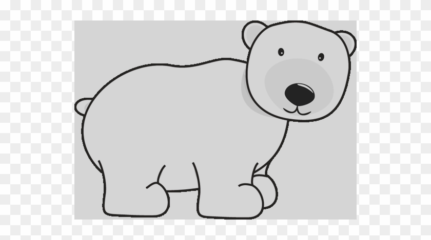 Smiles In Style January Clipart Black And White Polar - Polar Bear #972923