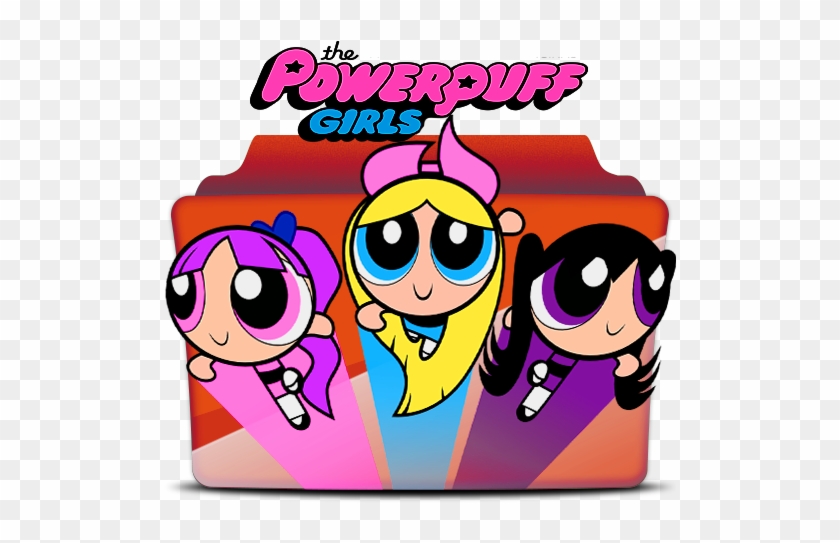 Powerpuff Girls Icon Folder By Mrmasoudz - Folder Icon Powerpuff Girl #972962