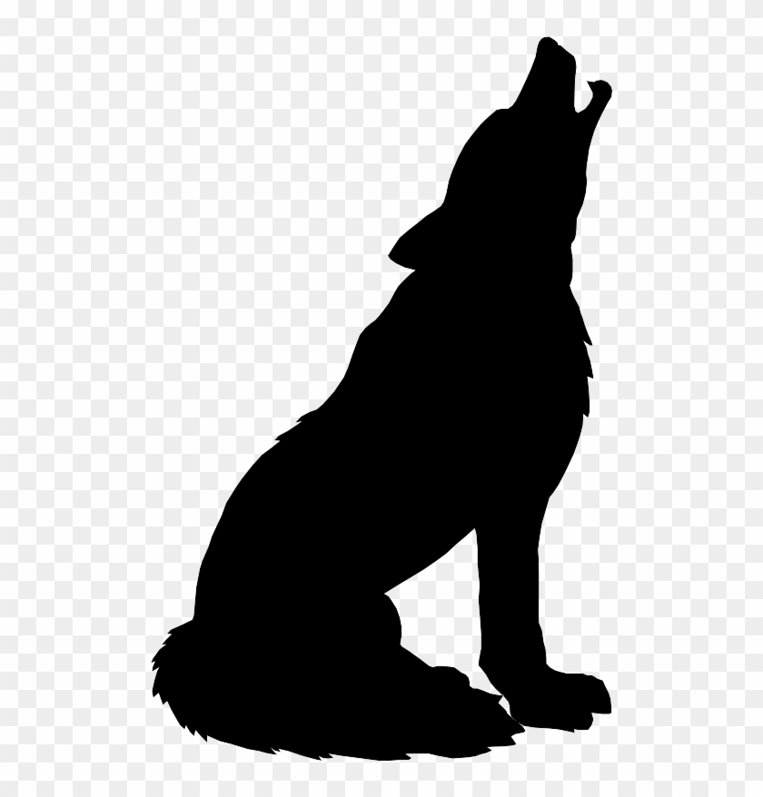 Download Wolf Howling Clipart - Silhouette Of A Wolf - Free Transparent PNG  Clipart Images Download