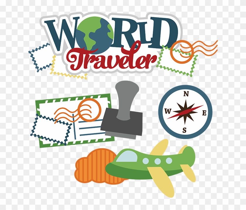 World Traveler Svg Vacation Svg File Traveling Svg - World Traveler Clipart #973121