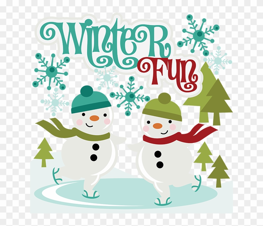 Scrapbooking Winter Svg - Winter Fun Clip Art #973132