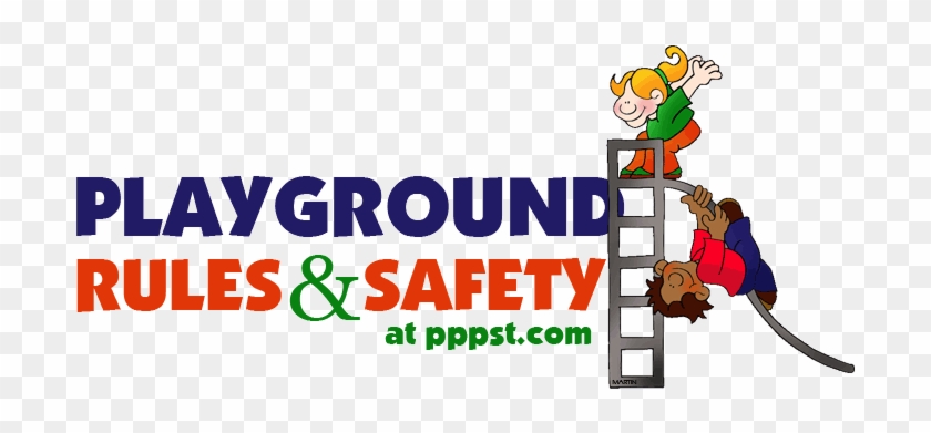 Park Clipart Playground Rule - Safety In The Playground #973284