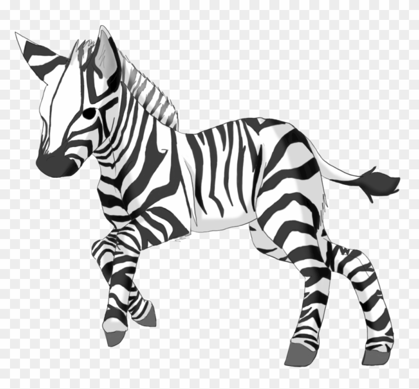 Zebra By Anime Wolfz On Deviantart Cute Zebra Drawing - Zebra Chibi #973326