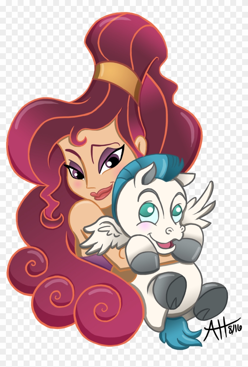 Meg And Baby Pegasus By Phantomphoenix4 Meg And Baby - Hercules #973398