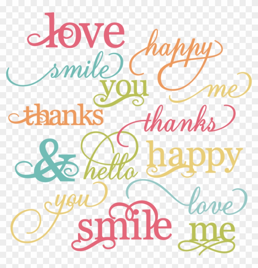 Pretty Words Svg Cut Files For Scrapbooking Words Svg - Pretty Words #973440