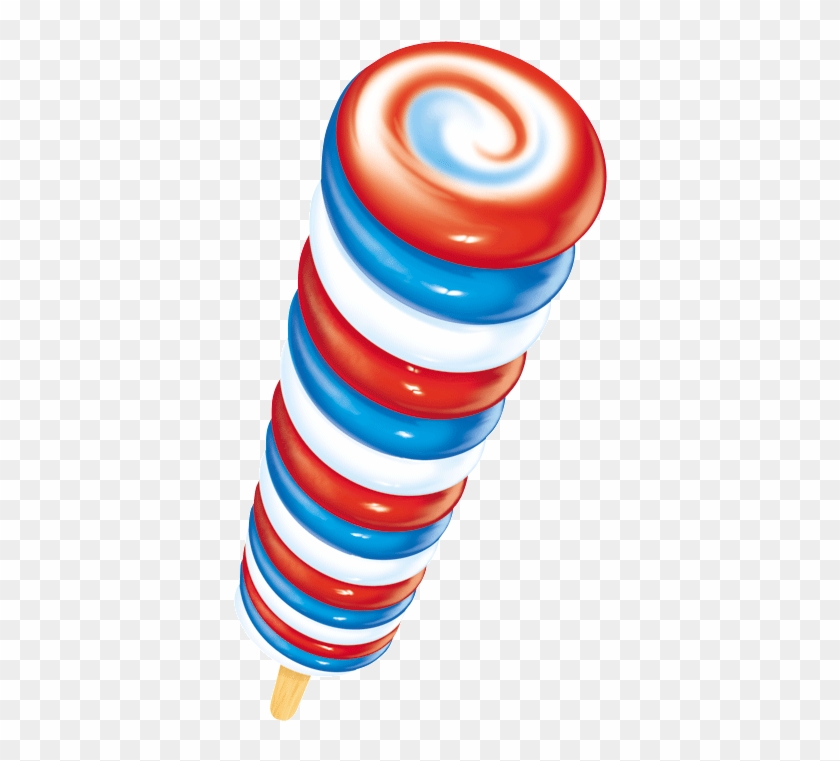 Rocket Clipart Popsicle - Hyper Stripe Ice Cream #973539