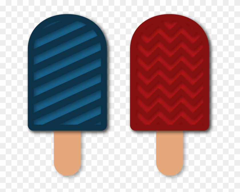 Striped Popsicle - Ice Cream #973592