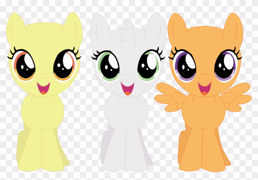 Mlp Base Happy - Sweetie Belle And Scootaloo And Applebloom #973688