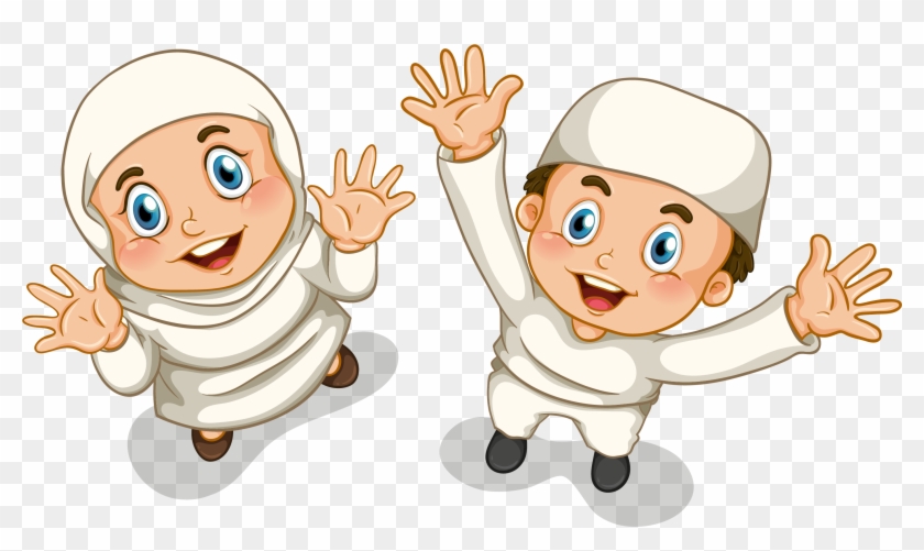 Muslim Islam Clip Art - Muslim Children Png #973776