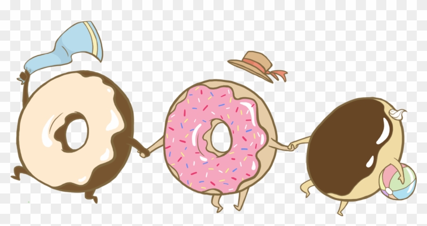 Drawn Doughnut Tumblr Cartoon - Donuts Draw Tumblr Png #973795