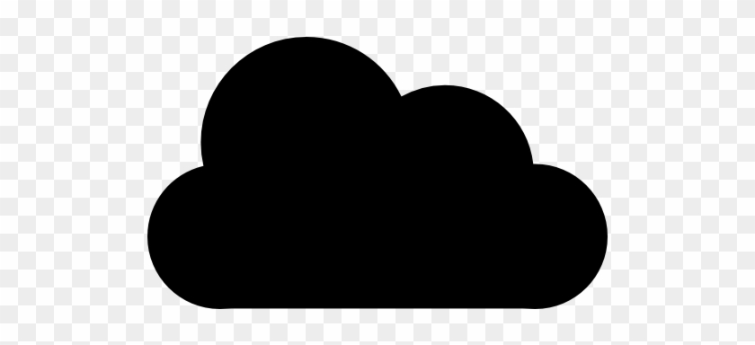 Partly Cloudy Symbol Icon - Cloud Black #973890
