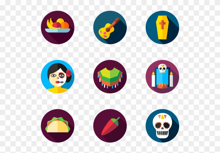 Tombstone Clipart Mortality - Dia De Muertos Icon #973945