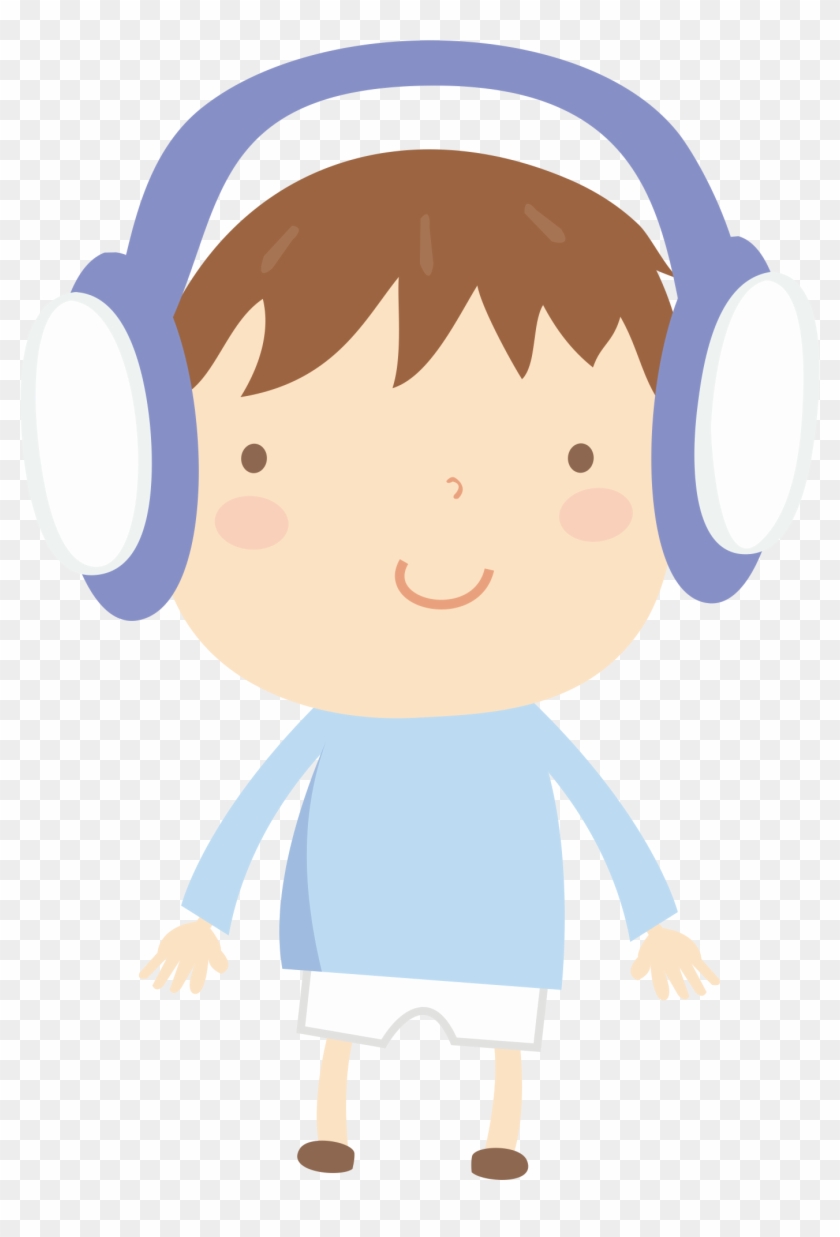 Boy With Headphones - Headphones #973947