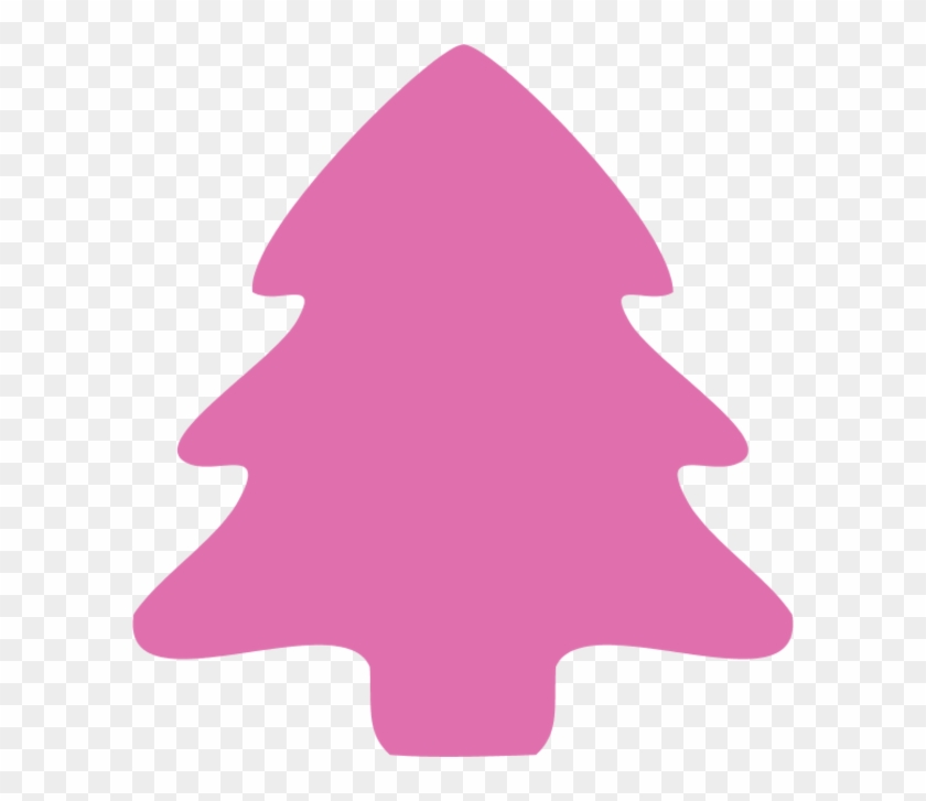 Pink Christmas Tree Clipart - Pink Christmas Tree Icon #973982