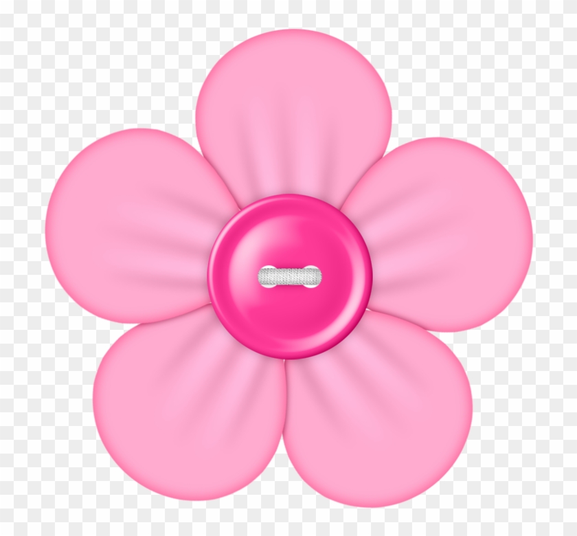 Craft - Button Flower Clipart #973994