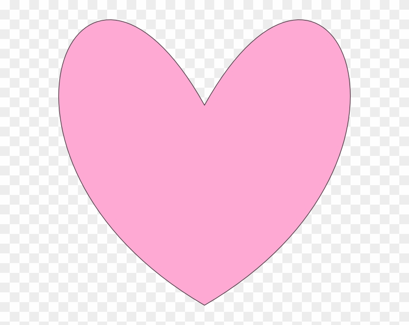 Love Heart Outline Pink #974011