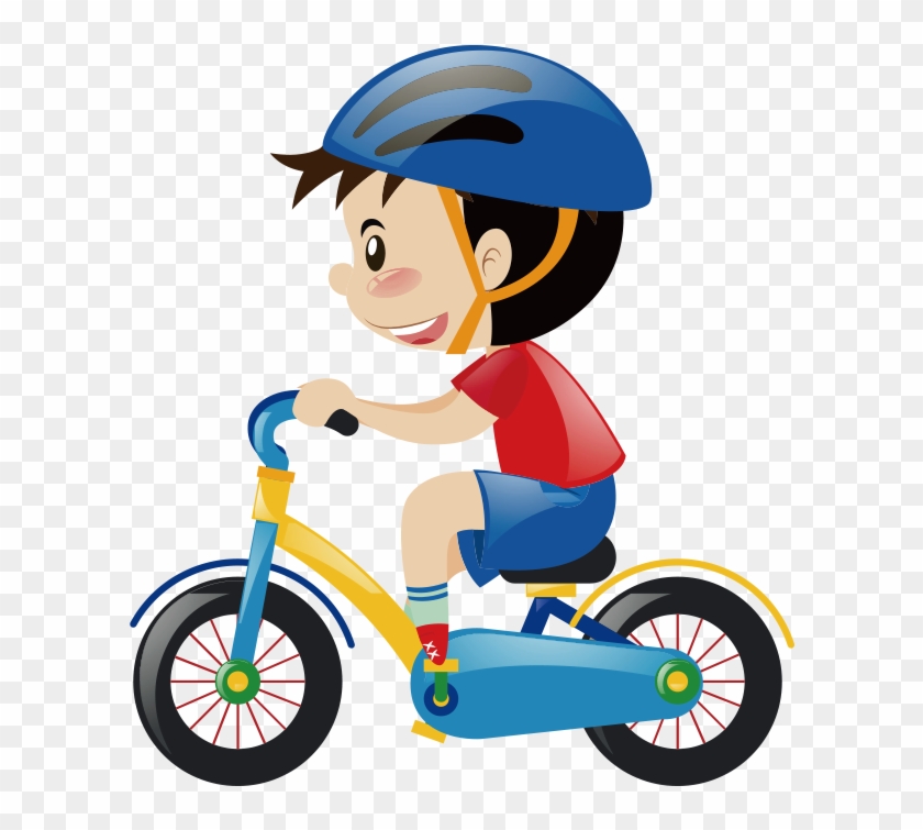 Share To Facebook Share To Twitter Share To Google - Cartoon Riding A Bike #974060