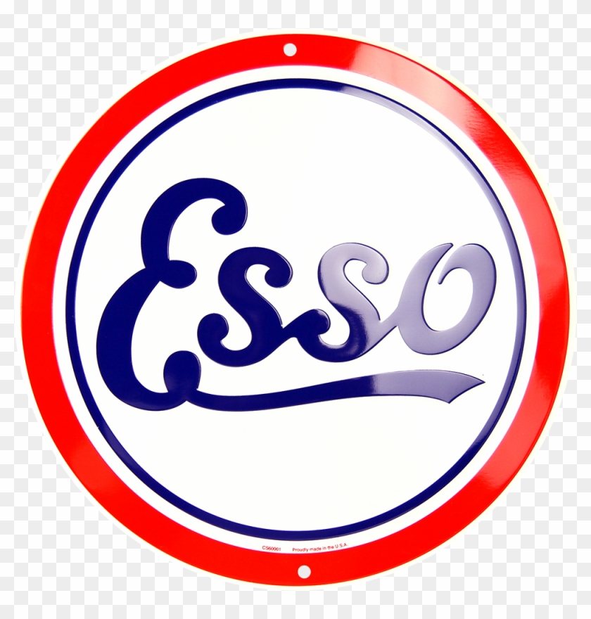 Esso Circle Sign - Vintage Esso Sign #974176