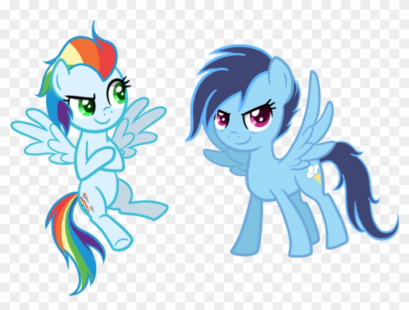 My Little Pony Rainbow Dash And Soarin Kids - Mlp Rainbow Dash's Kids #974248