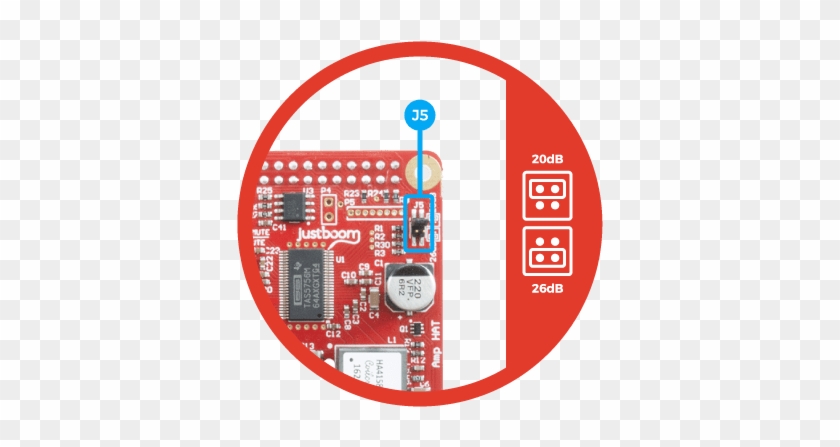 Justboom - Justboom Amp Hat For The Raspberry Pi #974295