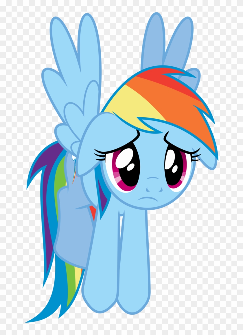 Sad Rainbow Dash - Mlp Rainbow Dash Sad #974308