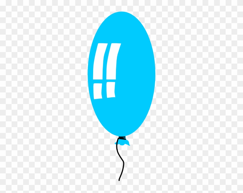 Free Vector Helium Ballon Clip Art - Balloon Clip Art #974344