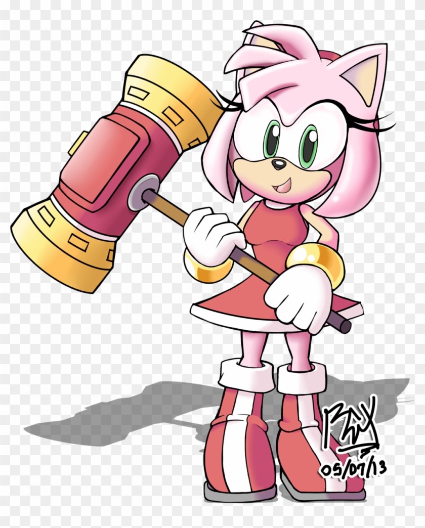 Amy Rose And Piko Piko Hammer By Rgxsupersonic - Amy Rose Hammer #974429