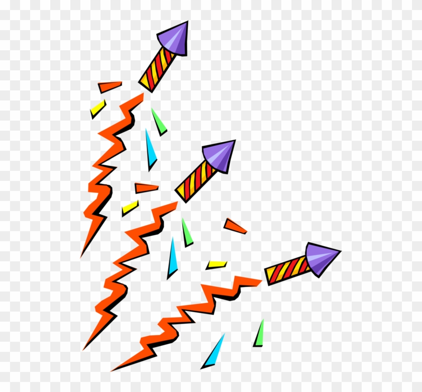 Vector Illustration Of Firecracker Fireworks Blast - Crackers #974470