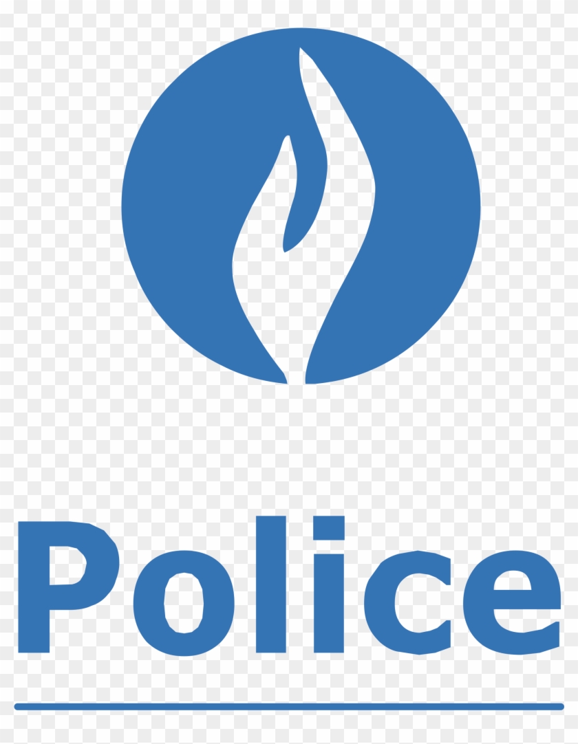 Police Belge Logo Black And White - Logo Police Belge #974526