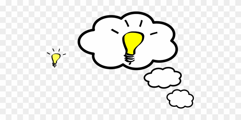 Idea Cloud Think Concept Symbol Design Bus - Light Bulb Clip Art #974592