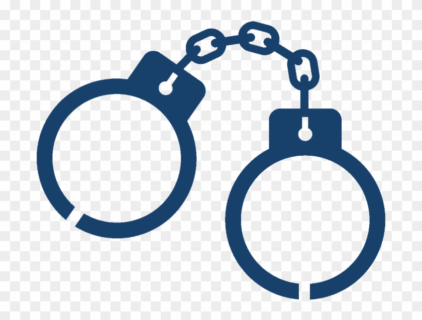Las Esposas De Detención De La Policía Clip Art - Handcuffs Clipart #974597