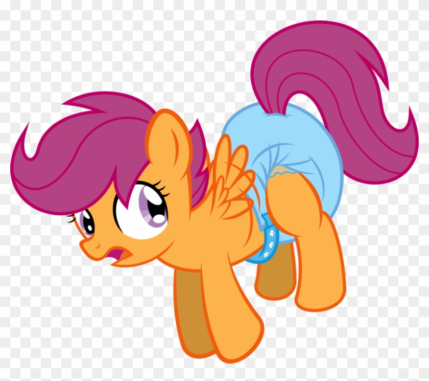 Fillyscoots - Diapered Scootaloo Mlp #974617