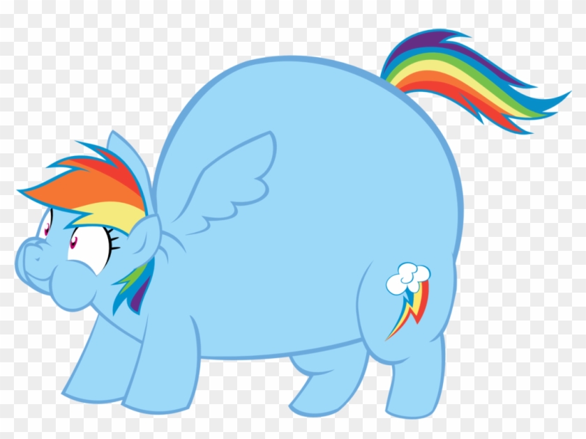 Cute Dashie Fat By Megarainbowdash2000 Cute Dashie - Rainbow Dash Fat #974701