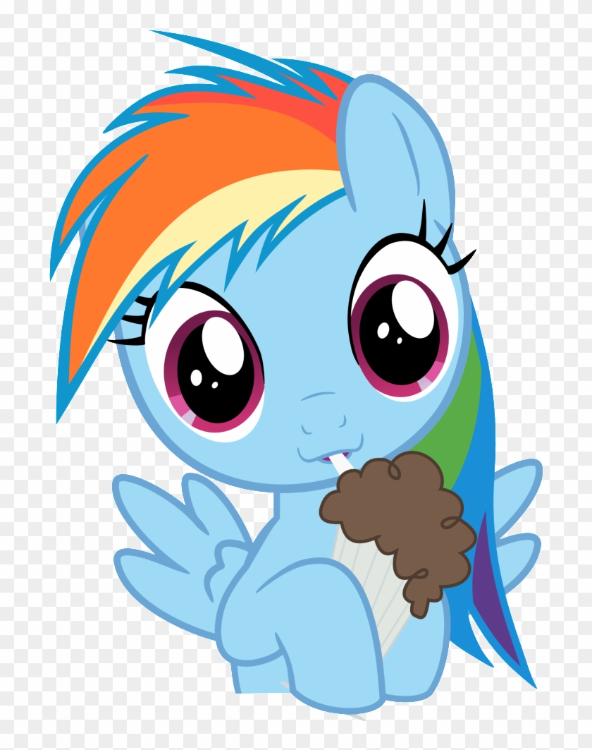 Rainbow Dash Milkshake Pinkie Pie Derpy Hooves Pony - Rainbow Dash Milkshake #974723