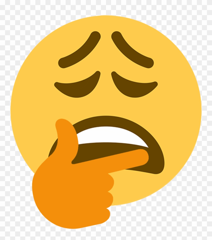 Thinkingweary Discord Emoji - Discord Thinking Emoji Png #974739