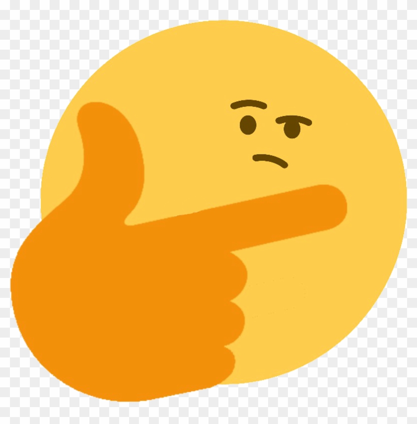 Think Big Discord Emoji - Thinking Emoji Small Face #974753