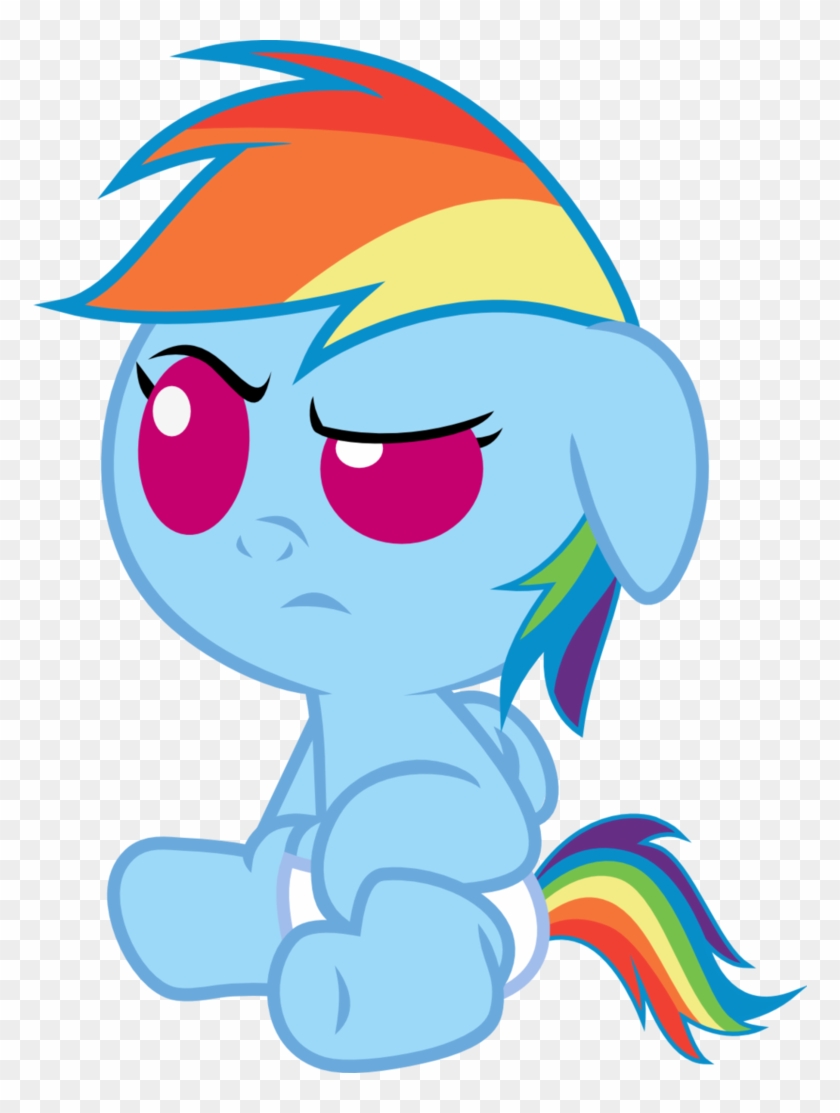 Cute Dashie Foal37 By Megarainbowdash2000 - Rainbow Dash Walking On Two Legs #974754