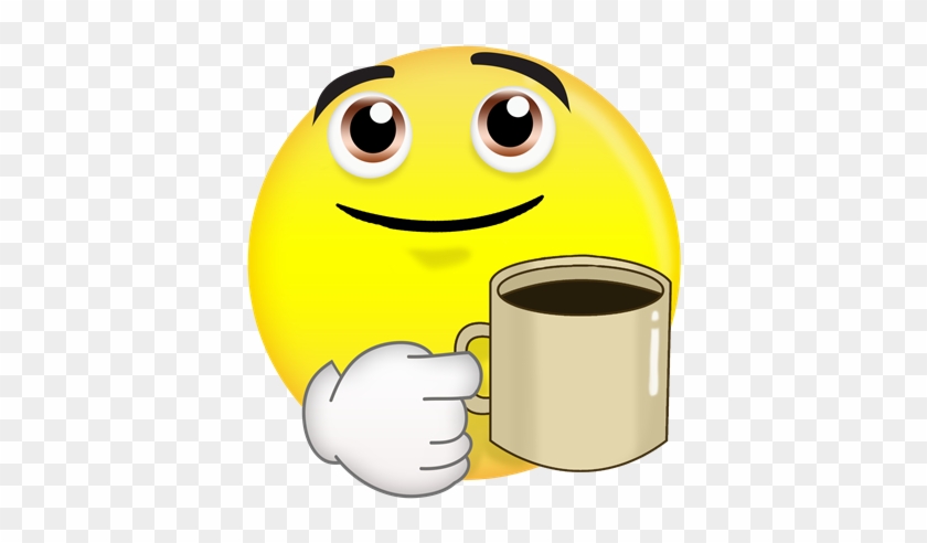 Free Coffee Emoji - Drinking Coffee Emoji #974797