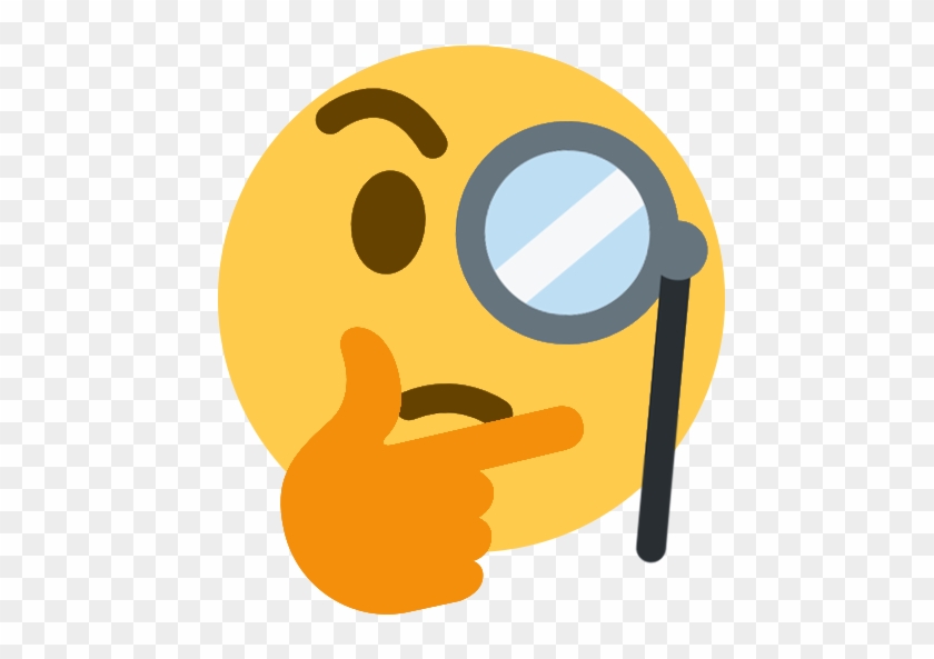 Monocle Think - Discord Thinking Emoji #974834