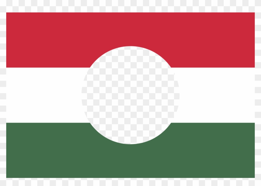Open - Hungarian Flag With Hole #974950