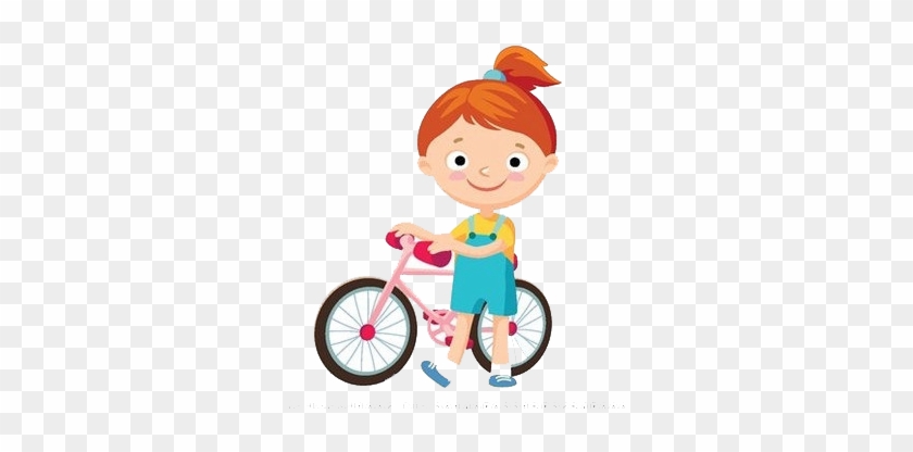 The Little Girl Standing On The Bike - 六 一 兒童 節 #974971
