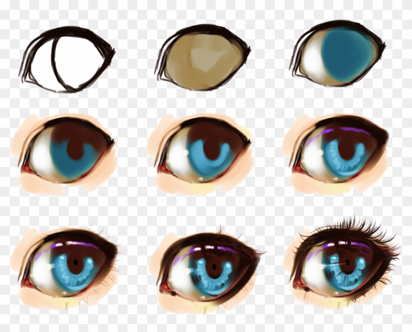 Some Help For Drawing Eyes - Anime Eyes Digital Art #975022