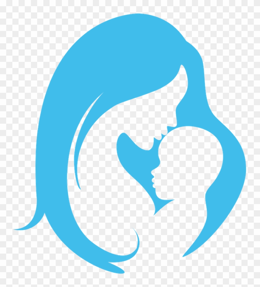 Child Infant Mother Logo Maternal Bond - Mother And Child Silhouette #975067