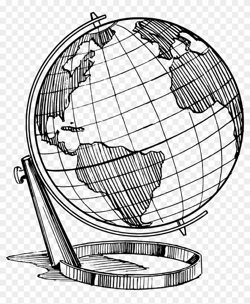 Big Image - Globe Drawing #975076
