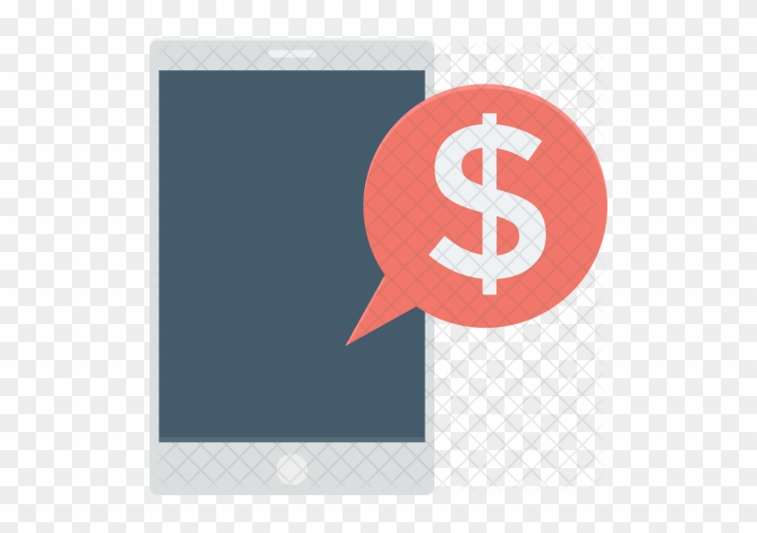 Mobile Banking Icon - Vector Graphics #975115