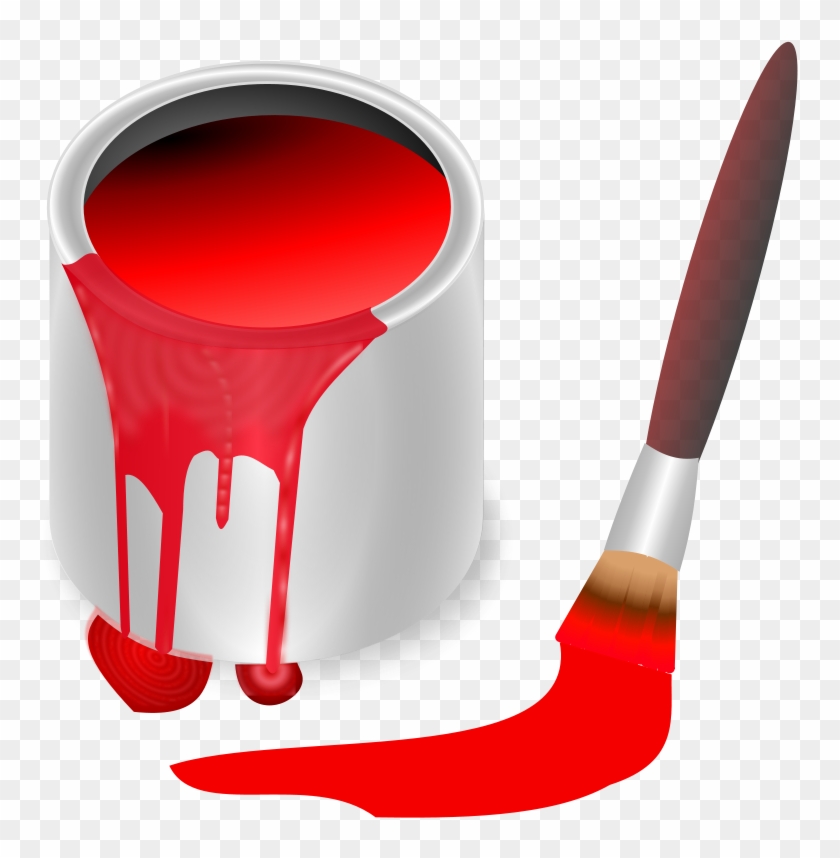 Free Clipart - Download - Pintura De Color Rojo #975157