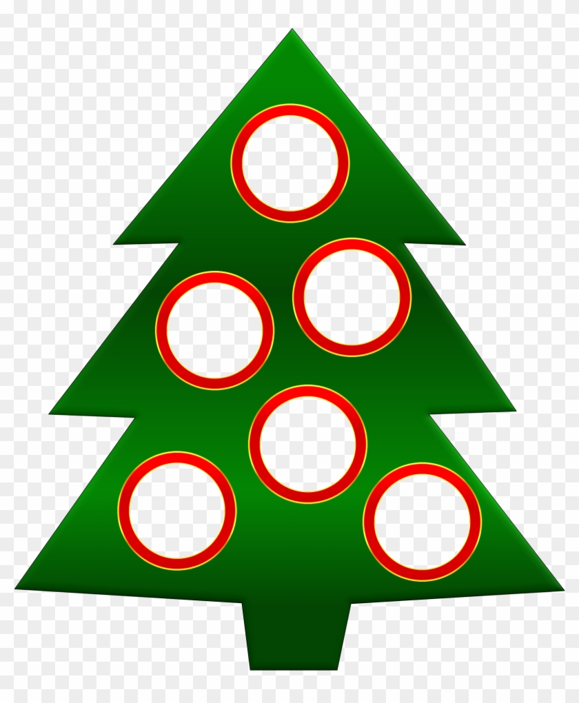 Xmas Tree Png Image - Circle Frame Christmas Png #975175